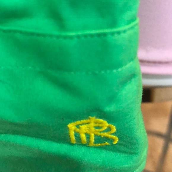 Ralph Lauren Green Cotton Button Down Blouse - Picture 2 of 4